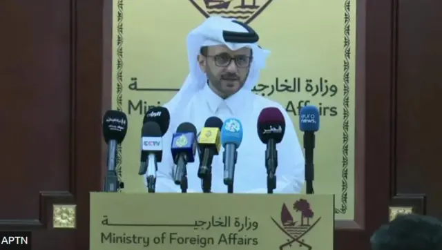 المتحدث باسم وزارة الخارجية القطرية ماجد الأنصاري
