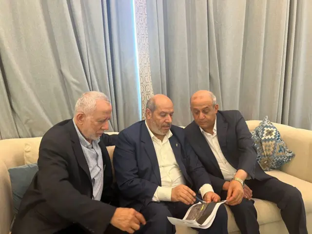 وفد حماس المفاوض في شرم الشيخ