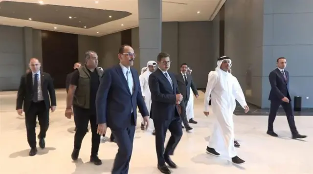 مشاركون في مباحثات شرم الشيخ