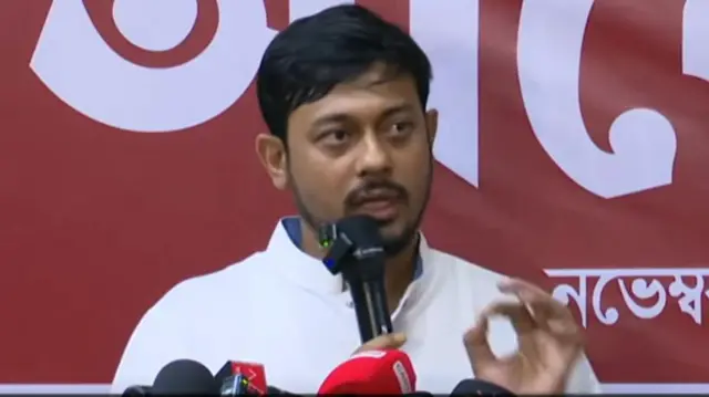 এনসিপির মুখ্য সংগঠক নাসীরুদ্দীন পাটওয়ারী।