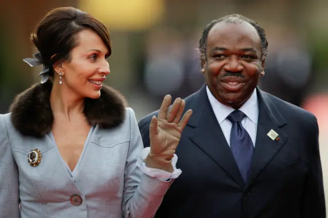Ali Bongo da matarsa Sylvia Bongo