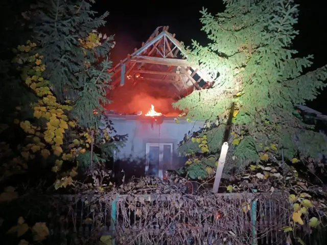 Последствия атаки в Днепропетровской области