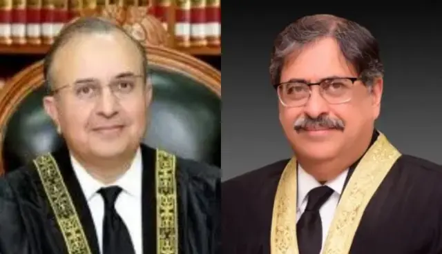 Justice Athar Minallah, Justice Mansoor Ali Shah