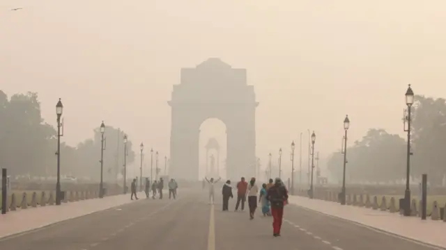 दिल्ली की प्रदूषित हवा