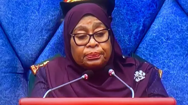 Rais wa Tanzania akizungumza katika hafla ya ufunguzi wa bunge la 13