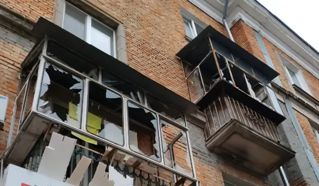 Последствия очередного обстрела Никополя