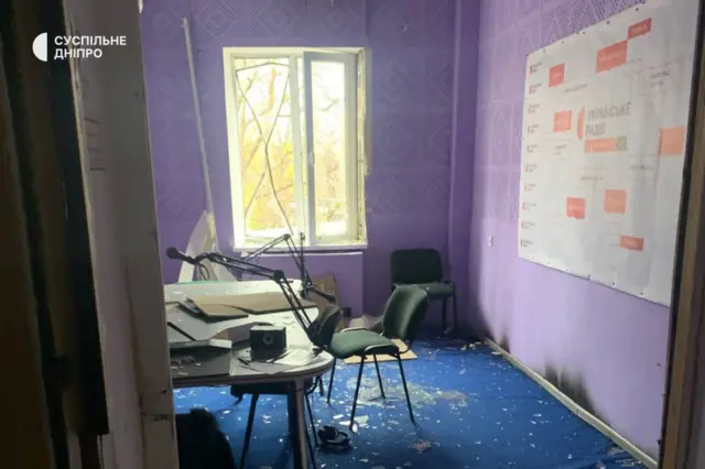 Удар по редакции «Суспiльне Днiпро»