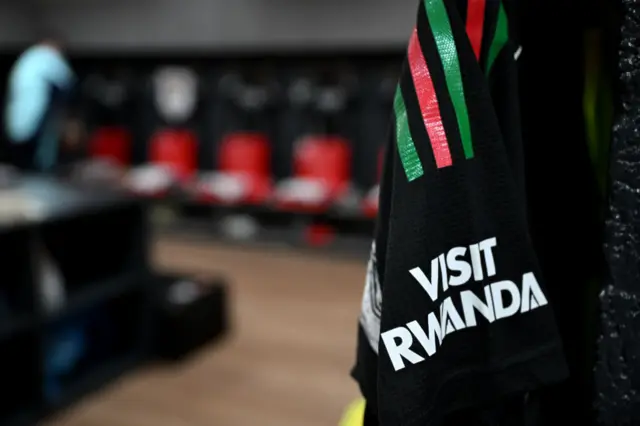 Uffata Arsenaal irratti beeksisa 'Visit Rwanda'