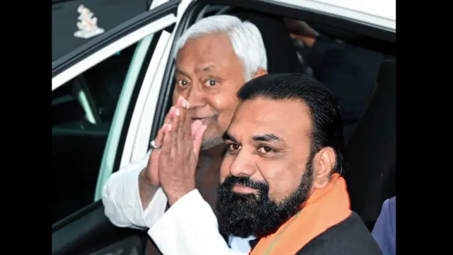 नीतीश कुमार और सम्राट चौधरी
