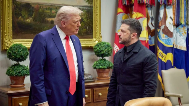Trump da Zelensky