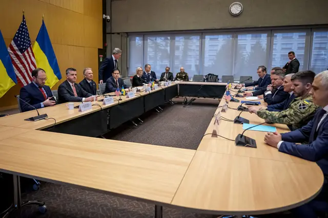 نشست روز یکشنبه هیئت اوکراینی و آمریکایی در ژنو
