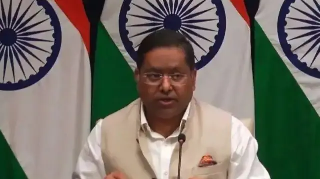 ভারতের পররাষ্ট্র মন্ত্রণালয়ের মুখপাত্র রণধীর জয়সওয়াল