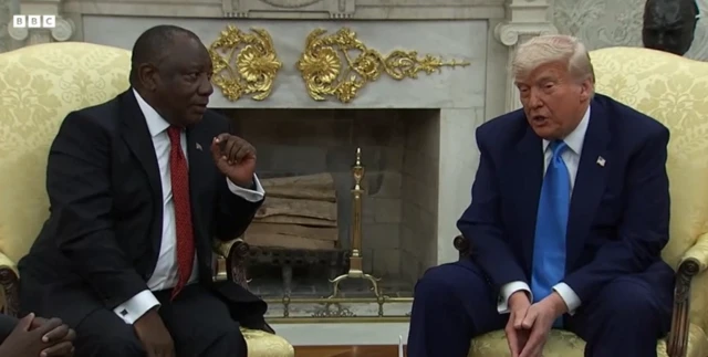 Ramaphosa da Trump