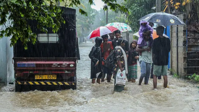 श्रीलंका में भीषण बाढ़