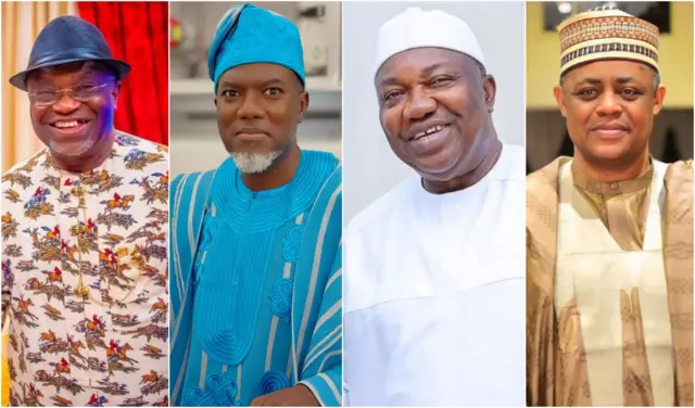 Okezie Ikpeazu, Reno Omokri, Ifeanyi Ugwuanyi na Femi Fani-Kayode