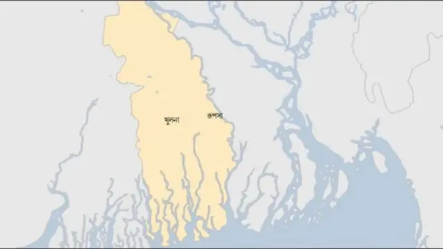 খুলনার মানচিত্র