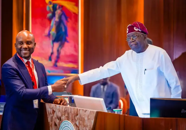 Shugaba Tinubu da Kingsley Tochukwu Udeh