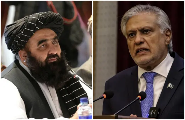 اسحاق ڈار امیر خان متقی