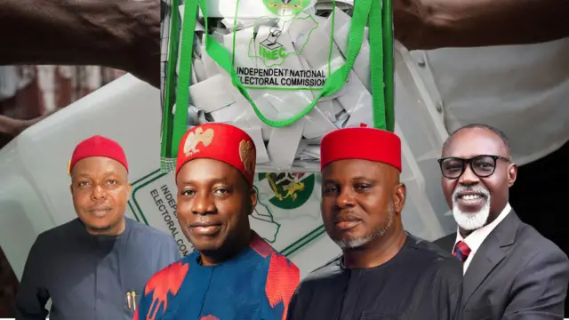 Foto ndị a ma ama na-azọ ọkwa Gọavnọ Anambra Steeti