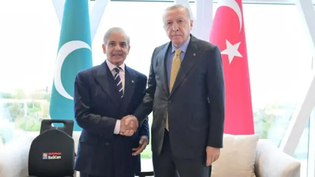 وزیراعظم شہباز شریف اور ترکی کے صدر رجب طیب اردوغان