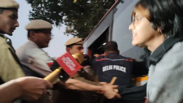 दिल्ली में प्रदर्शन