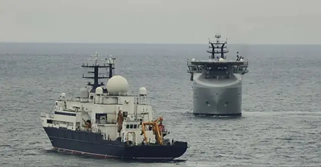 Корабль Королевского военно-морского флота отслеживает российский «Янтарь» в ноябре 2024 года