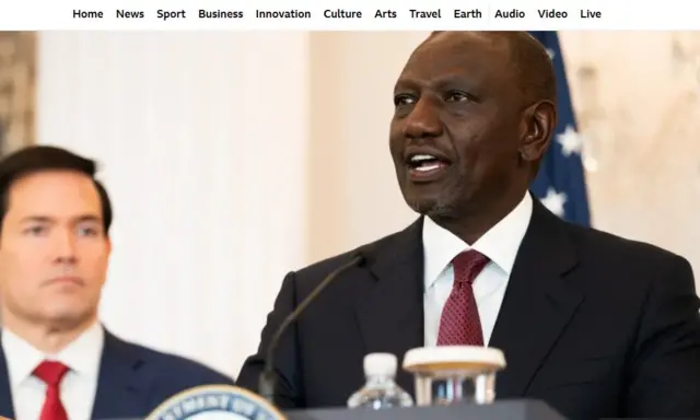 Onyeisiala William Ruto nke Kenya