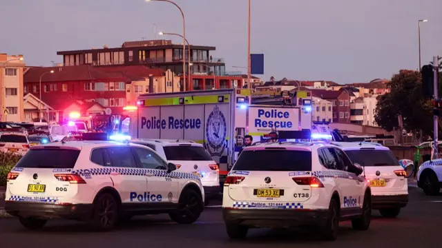 Ụgbọala ndị uweojii nọ n'ogige Bondi Beach