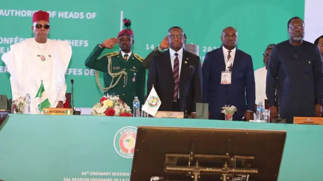 Shugabannin ƙasashe a taron Ecowas