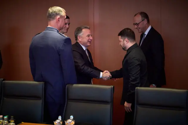 Зеленский, Уиткофф, Мерц