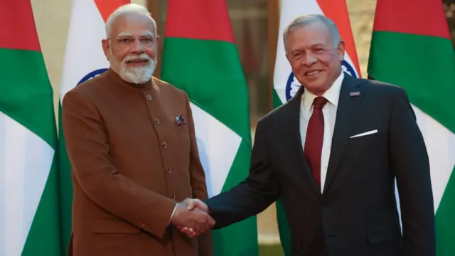 नरेंद्र मोदी और जॉर्डन के किंग