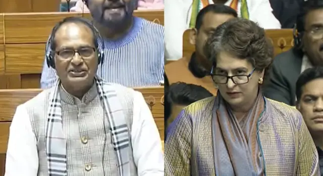 शिवराज सिंह और प्रियंका गांधी