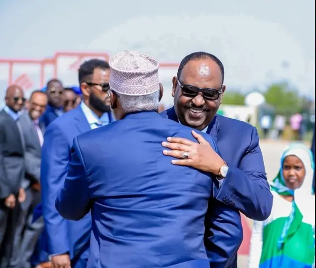 Madaxwaynaha Puntland iyo dhigiisa Jubaland