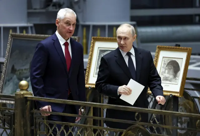 Андрей Белоусов и Владимир Путин принимали участие в заседании расширенной коллегии Минобороны РФ
