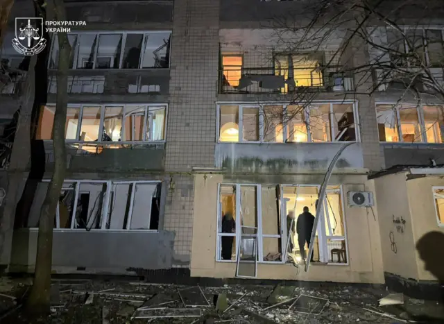 Последствия налета дронов в Одесском районе