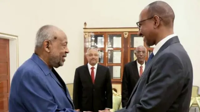 Aanga'oota Itoophiyaa pirezidantii Jibutii waliin