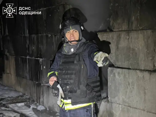 Последствия атаки в Одесской области