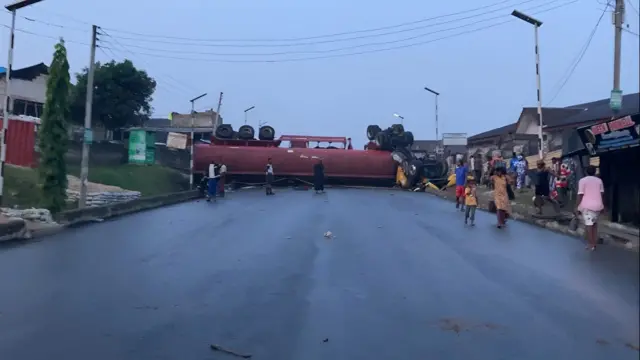 E gbochiela nnukwu ọdachi, dịka tanka mmanụ ụgbọala dara n’Aba