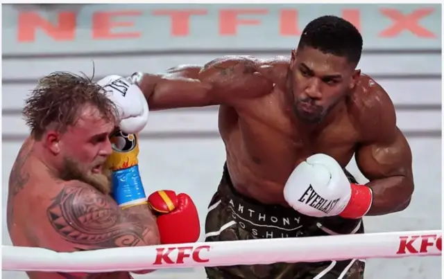 Anthony Joshua na Jake Paul