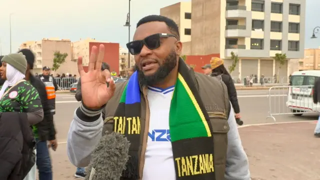 Man wearing glass wit Tanzania