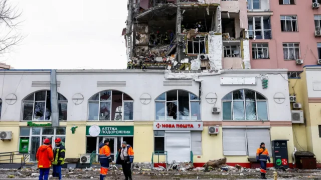 В Киеве в результате атаки серьезно пострадали жилые дома