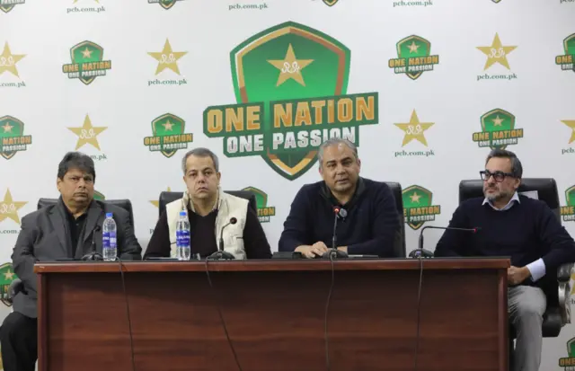 پاکستان کرکٹ بورڈ کے چیئرمین محسن نقوی کی پریس کانفرنس