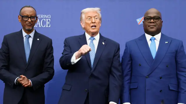 Shugabannin Rwanda da Congo da Amurka