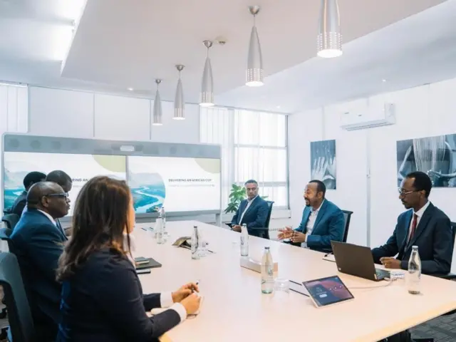 MM Abiy fi aanga'oonni kaan barreessaa olaanaa UN ECA waliin yeroo mariyataniti