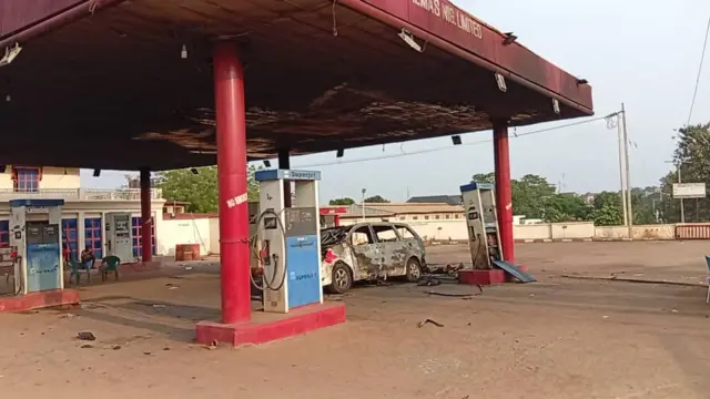 Ọdọ mmanụ ụgbọala Echemas a gbara ọkụ n'Ebonyi steeti