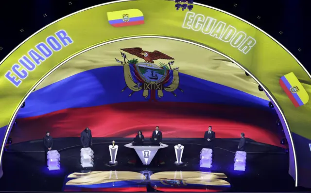 El momento en que Ecuador salió sorteado