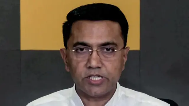 गोवा के मुख्यमंत्री प्रमोद सावंत