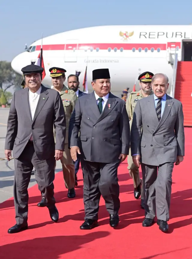 Zardari, Sharif, Indonesia