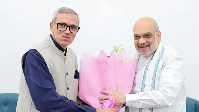 उमर अब्दुल्लाह और अमित शाह