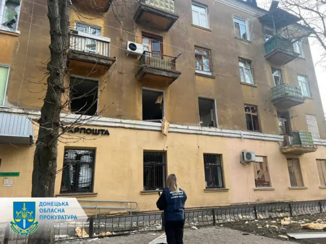 В Краматорске, как сообщают власти, повреждены 26 частных и многоквартирных домов